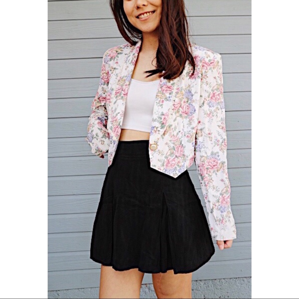 Vintage Floral Blazer